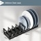 Adjustable Under Cabinet Bowl Dish Rack Versatile Kitchen Storage Drawer Partition 7