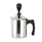 JUSTINLAU Stainless Steel Milk Frothing Pitcher Manual Foam Maker With Double Filter Screen 9