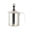 JUSTINLAU Stainless Steel Milk Frothing Pitcher Manual Foam Maker With Double Filter Screen 7