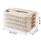 Stackable Refrigerator Storage Box Transparent Dumpling Preservation Quick Freezing Container 5