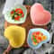Cute Love Heart Ceramic Saucer Elegant Dessert Salad And Snack Tray For Modern Tableware 0