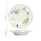 European Style Lemon Pattern Ceramic Dining Set Elegant Dinner Steak Dessert Plates 9