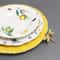 European Style Lemon Pattern Ceramic Dining Set Elegant Dinner Steak Dessert Plates 4