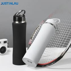 justinlau stainless steel thermos cup – 600ml/750ml vacuum insulated kids straw cup