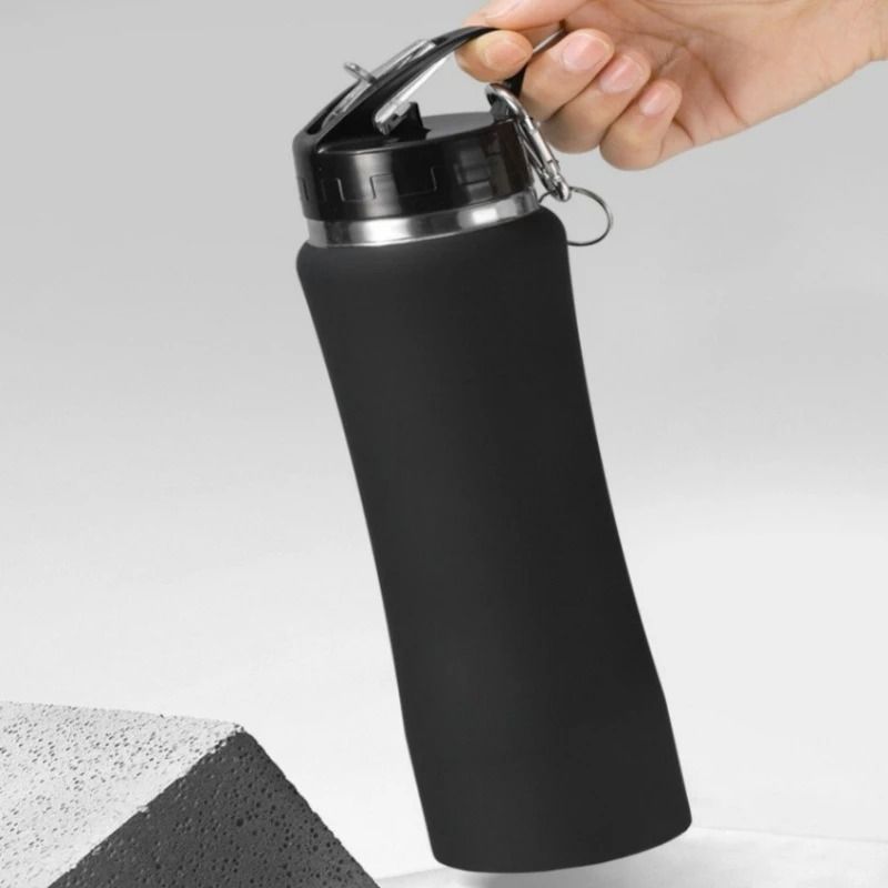 JUSTINLAU Stainless Steel Thermos Cup 600ml750ml Vacuum Insulated Kids Straw Cup 5