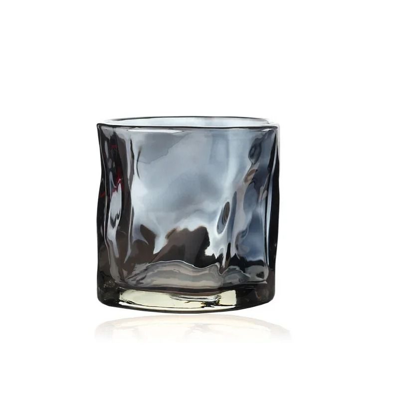Artisanal Glacier Glass Mug 190ml Irregular Whiskey Coffee Cup 9