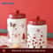 JUSTINLAU Christmas Ceramic Sealed Storage Jars Festive Santa Elk Tree Food Containers 1
