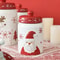 JUSTINLAU Christmas Ceramic Sealed Storage Jars Festive Santa Elk Tree Food Containers 2