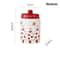 JUSTINLAU Christmas Ceramic Sealed Storage Jars Festive Santa Elk Tree Food Containers 5