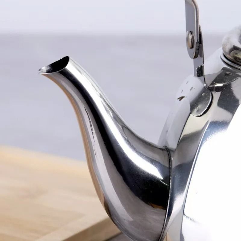 Stainless Steel Tea Pot With Filter 1L15L2L Large Capacity Flower Teapot 4