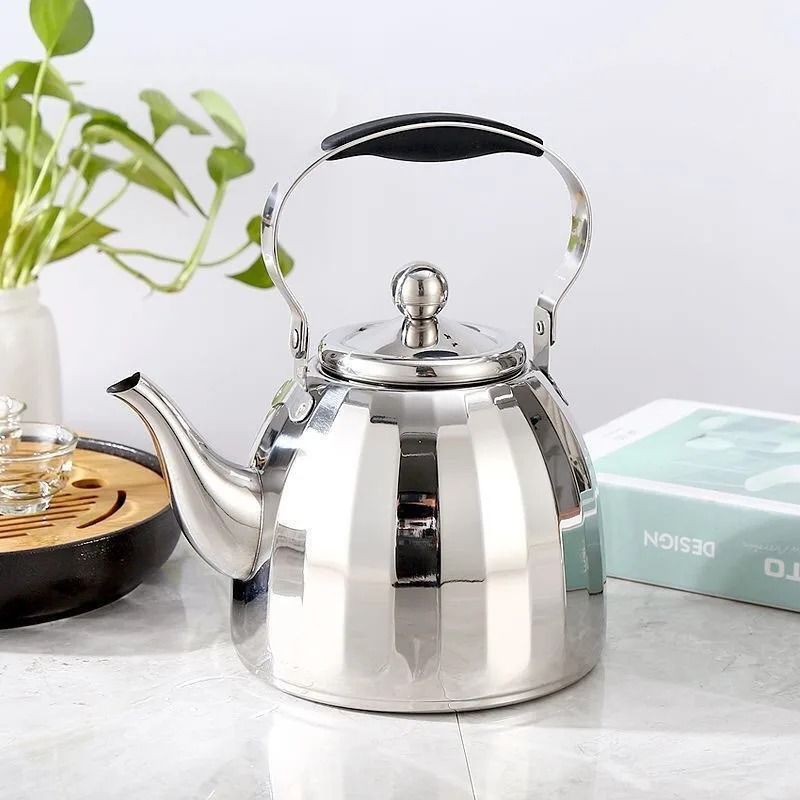 Stainless Steel Tea Pot With Filter 1L15L2L Large Capacity Flower Teapot 6