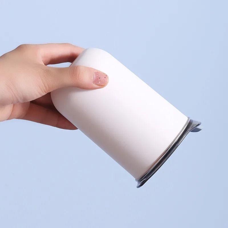 Stainless Steel Insulated Coffee Mug 300ML Thermal Travel Cup With Lid 4