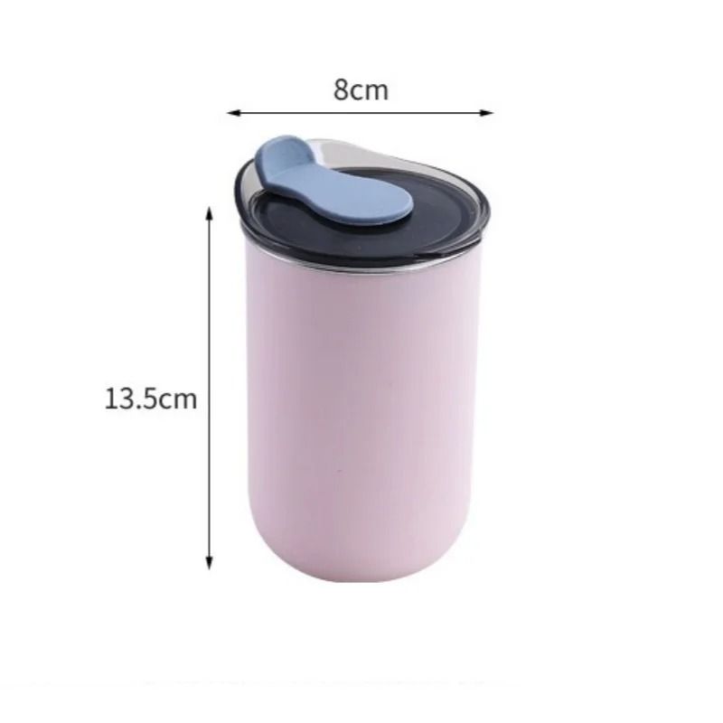 Stainless Steel Insulated Coffee Mug 300ML Thermal Travel Cup With Lid 5