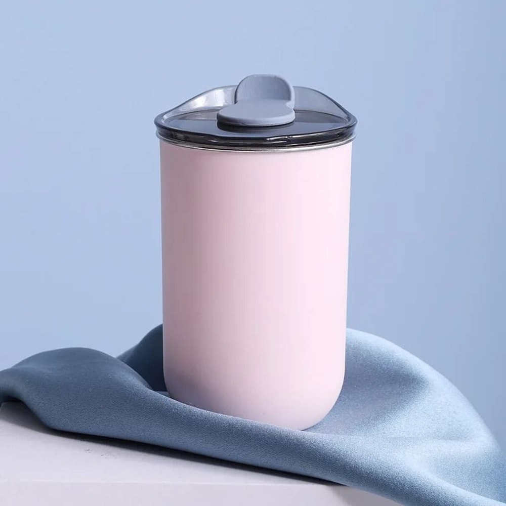 Stainless Steel Insulated Coffee Mug 300ML Thermal Travel Cup With Lid 6