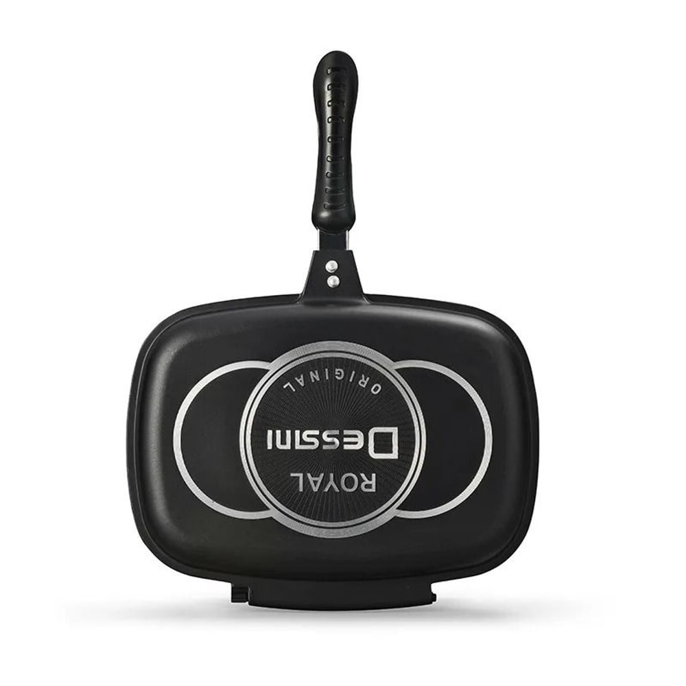 Giyoca DoubleSided Barbecue Baking Pan NonStick Al DieCasting Frying Pan For Steak Camping 12