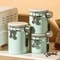 Stainless Steel Coffee Beans Vacuum Storage Jar Large Capacity Airtight Container With Spoon 4
