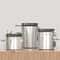 Stainless Steel Coffee Beans Vacuum Storage Jar Large Capacity Airtight Container With Spoon 5
