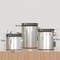 Stainless Steel Coffee Beans Vacuum Storage Jar Large Capacity Airtight Container With Spoon 5