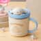 Sanrio 3D Doll Lid Ceramic Mug Cute Hello Kitty My Melody Cinnamoroll 320ml Coffee Cup 0