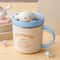 Sanrio 3D Doll Lid Ceramic Mug Cute Hello Kitty My Melody Cinnamoroll 320ml Coffee Cup 6