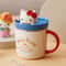 Sanrio 3D Doll Lid Ceramic Mug Cute Hello Kitty My Melody Cinnamoroll 320ml Coffee Cup 8