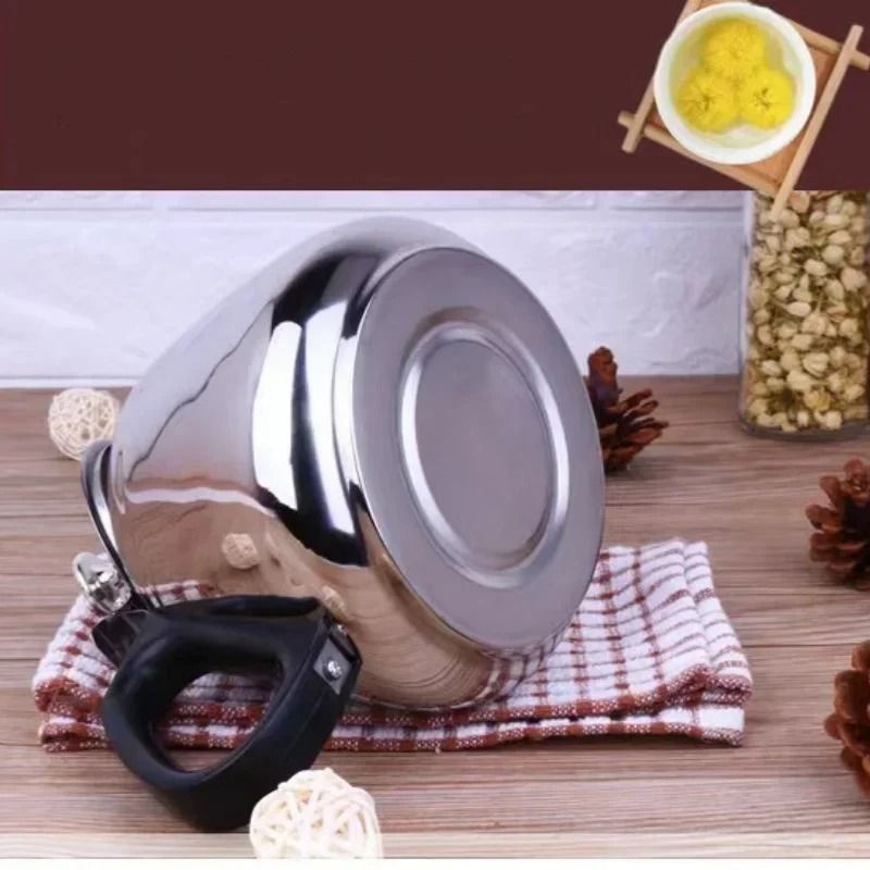 Stainless Steel Teapot Hot Water Kettle Metal Coffee Pot With Tea Strainer 3