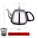 Stainless Steel Teapot Hot Water Kettle Metal Coffee Pot With Tea Strainer 6