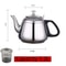 Stainless Steel Teapot Hot Water Kettle Metal Coffee Pot With Tea Strainer 6