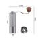 Adjustable Manual Coffee Bean Grinder Diamond Texture CNC Stainless Steel Core Double Bearing 7