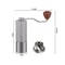 Adjustable Manual Coffee Bean Grinder Diamond Texture CNC Stainless Steel Core Double Bearing 8