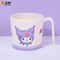 Sanrio Kuromi Cartoon Divided Plate Set Cute Kids AntiFall Tableware 8