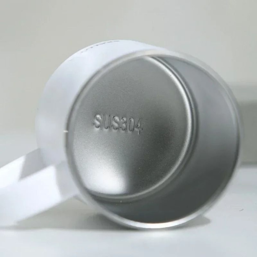 304 Stainless Steel Insulated Water Cup 450ml AntiScalding Milk Juice Mug With Lid 4