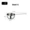 Mini 304 Stainless Steel Oil Pot Small Saucepan With Wooden Handle For Butter Chocolate 6