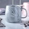 Nordic Ins Style Marble Ceramic Mug Elegant Gold Rim Coffee Oatmeal Breakfast Cup 7