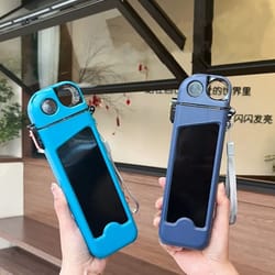 plastic straw rectangular water bottle – high color value portable fall-resistant cup