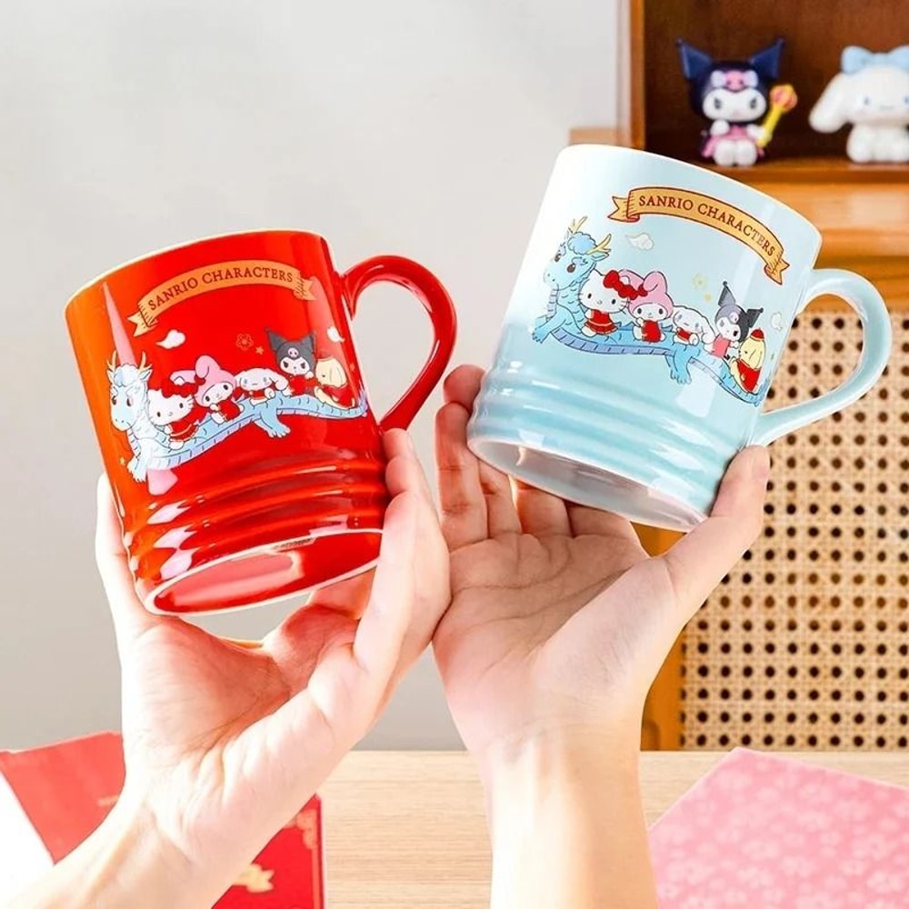 Sanrio My Melody Ceramic Mug 320ml Creative Cartoon Coffee Milk Cup 2