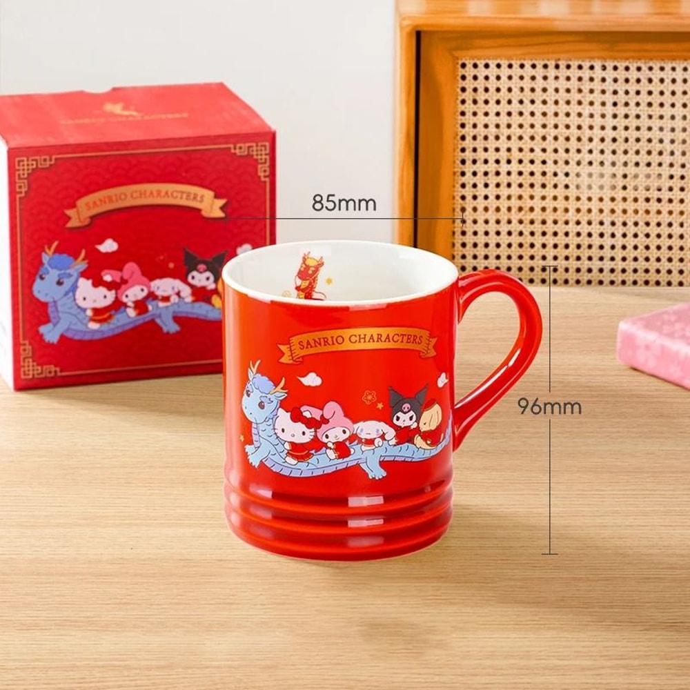 Sanrio My Melody Ceramic Mug 320ml Creative Cartoon Coffee Milk Cup 7