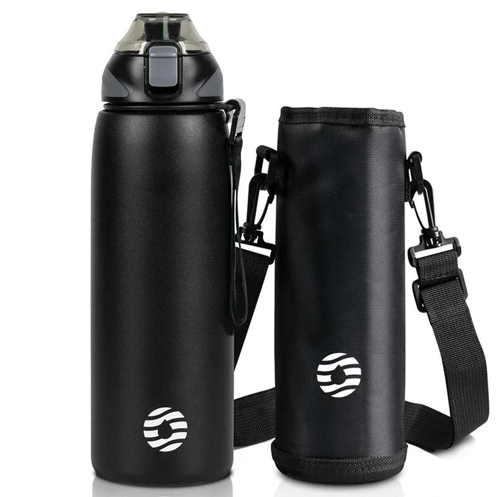 FEIJIAN Stainless Steel Vacuum Sports Bottle Portable Travel Water Bottle For Hot Cold Drinks 6