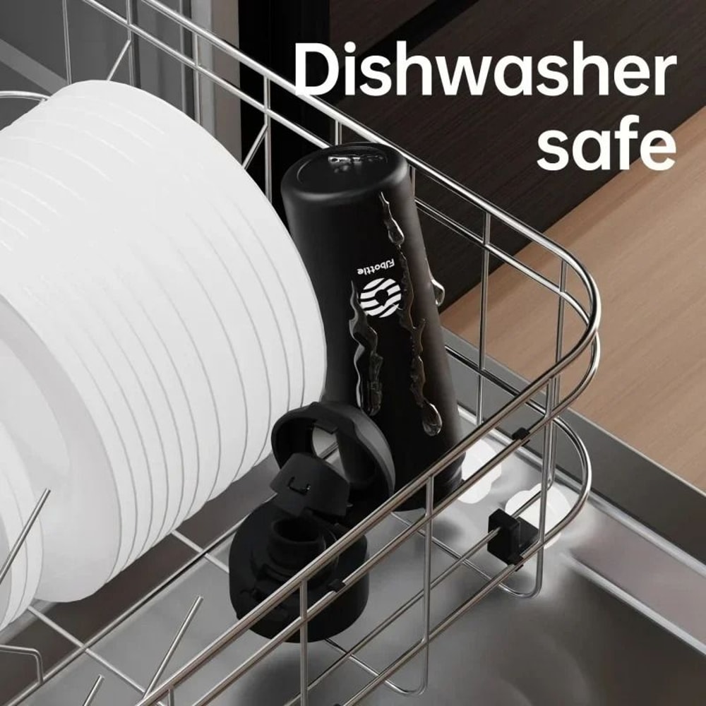 FEIJIAN Stainless Steel Sports Water Bottle Magnetic Phone Holder Bouncing Cover Thermos 5