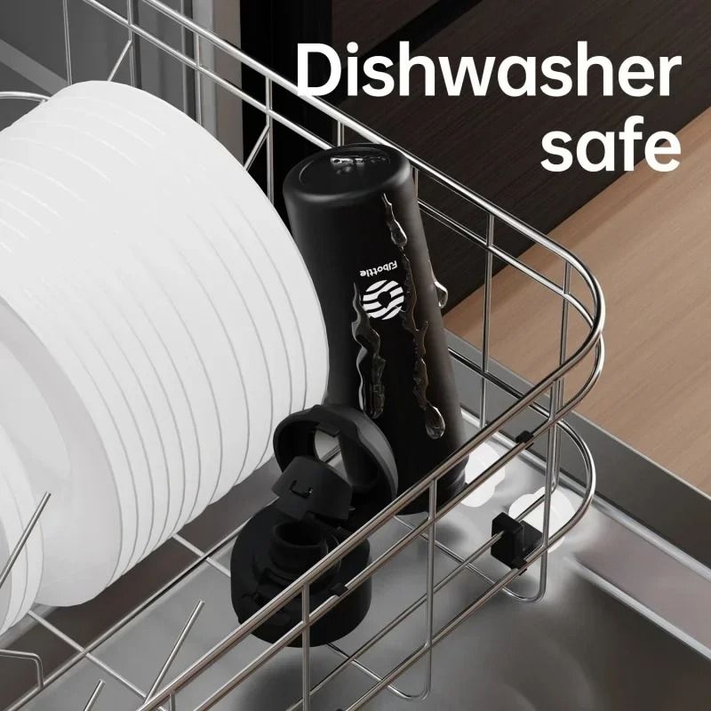 FEIJIAN Stainless Steel Sports Water Bottle Magnetic Phone Holder Bouncing Cover Thermos 5