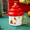 Sanrio Creative Christmas Tree Shape Hello Kitty Ceramic Mug 340ml Household Milk Coffee Cup 7
