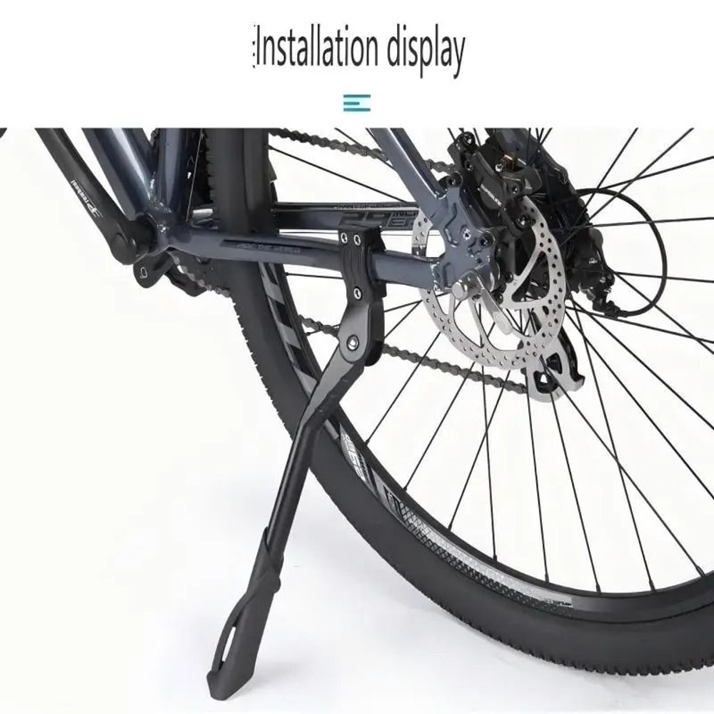 Adjustable Aluminum Alloy Bike Kickstand Universal Side Stand For MTB Electric Snow Bikes 1