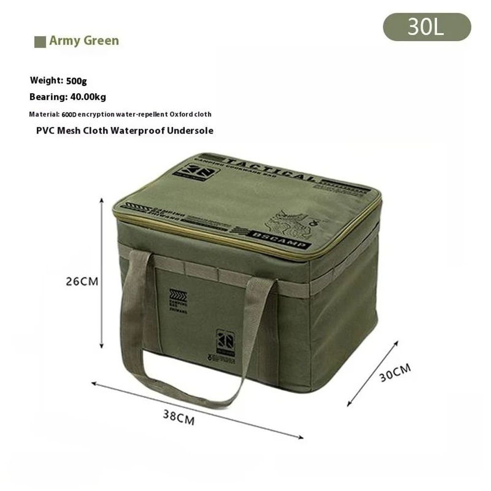 3042L Tactical Camping Storage Bag Insulated Folding Waterproof Organizer 10
