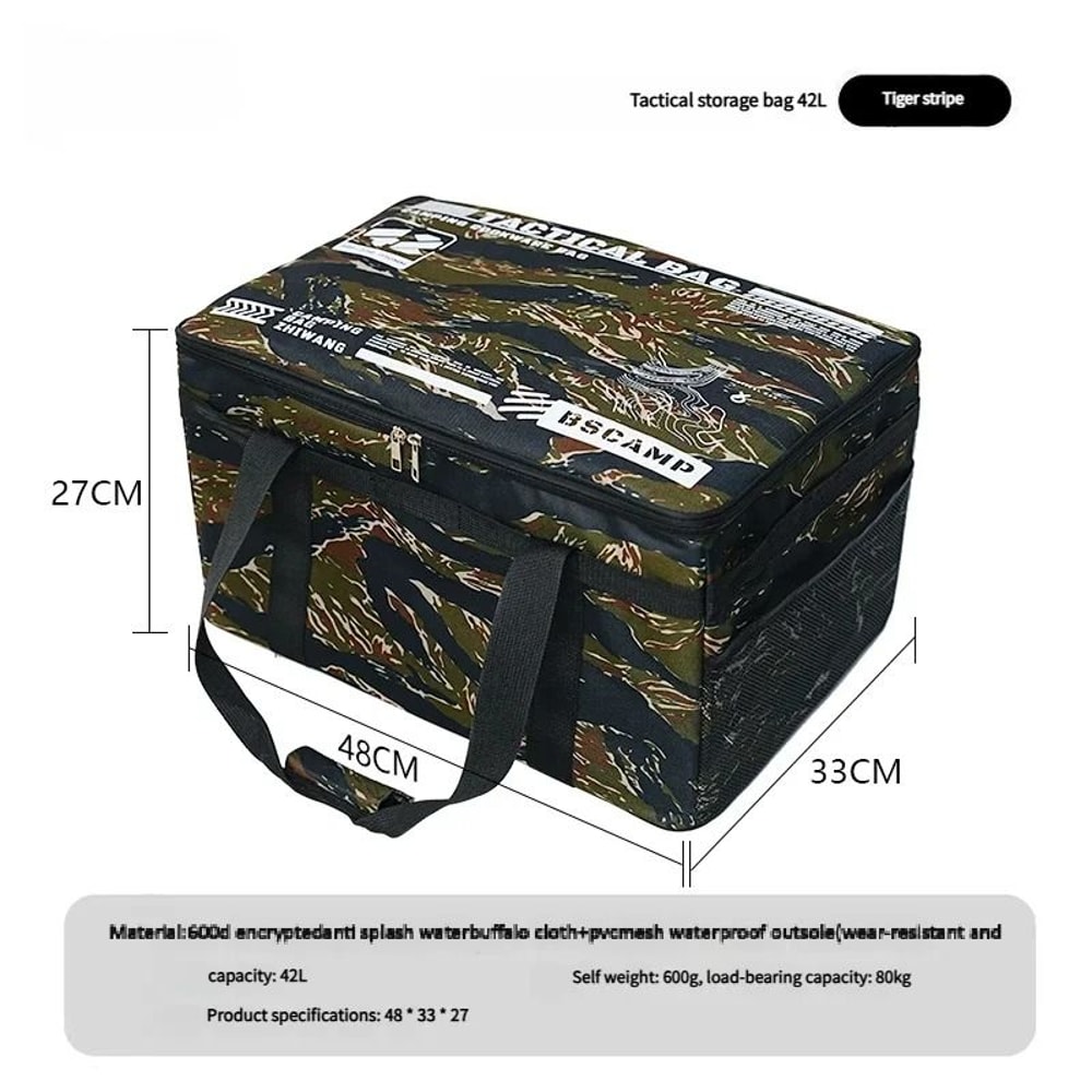 3042L Tactical Camping Storage Bag Insulated Folding Waterproof Organizer 12