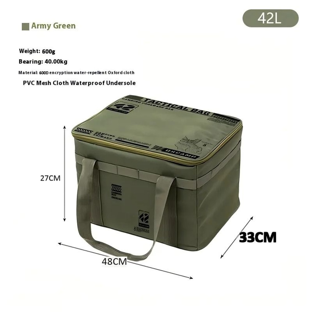 3042L Tactical Camping Storage Bag Insulated Folding Waterproof Organizer 13