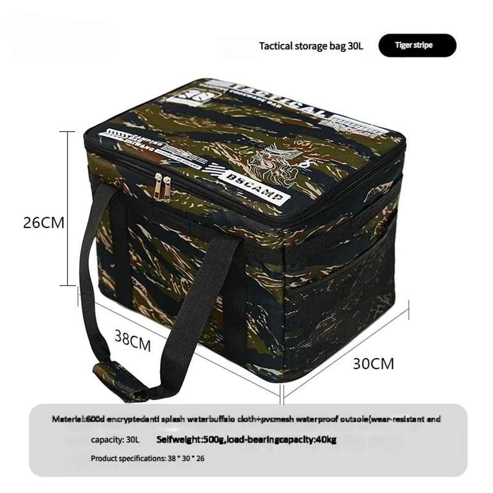 3042L Tactical Camping Storage Bag Insulated Folding Waterproof Organizer 8