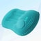 Portable Inflatable Camping Pillow Ultra Soft Flocking Travel Pillow For Neck Lumbar Support 5