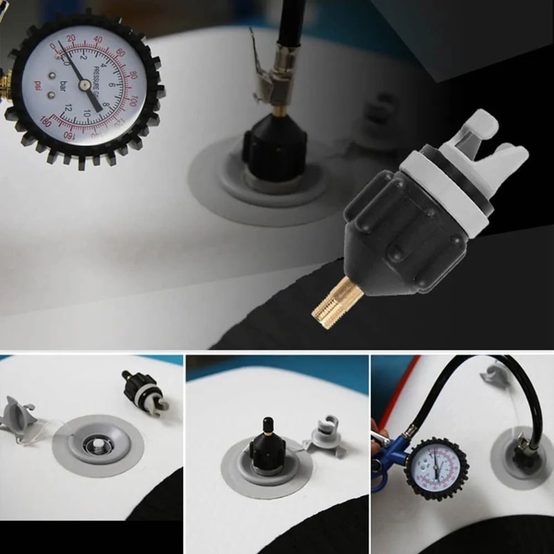 Universal Air Valve Pump Adapter HighPerformance Inflatable Adaptor For SUP Kayak Canoe 5