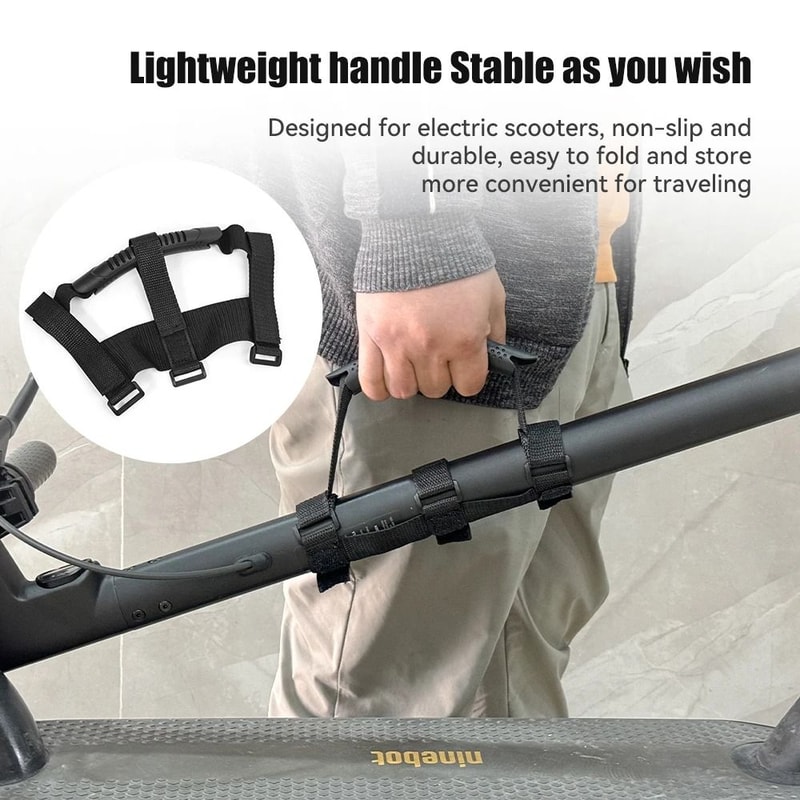 Universal Electric Scooter Carrying Handle HeavyDuty Portable Hand Carry Strap 0