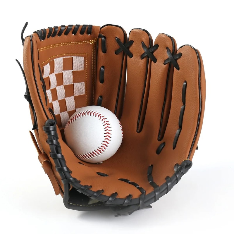 Outdoor Training Baseball Glove 95 Synthetic Leather Softball Practice Equipment For Kids Adults 3